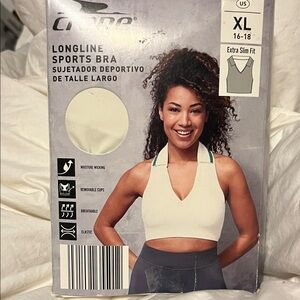 C9 Champion Women's Longline Sports Bra - White